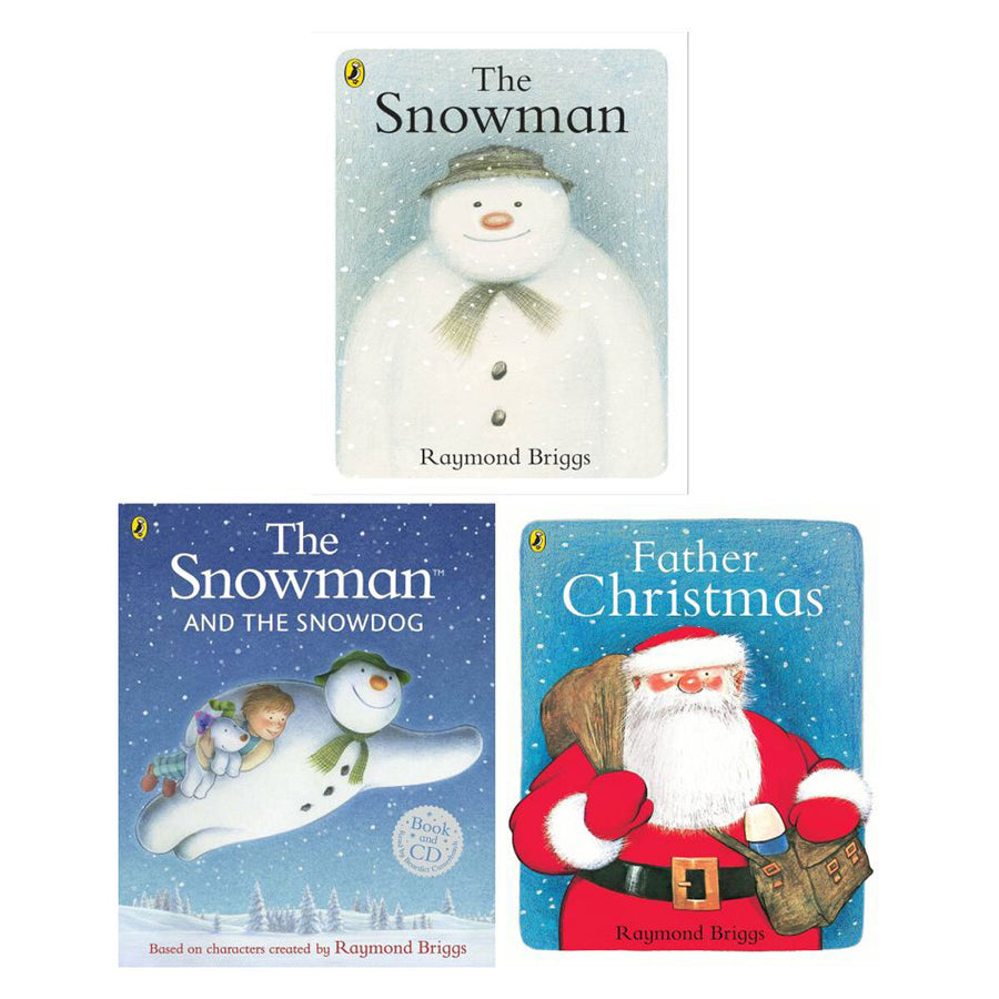The Snowman X3 Book Slipcase Collection by Raymond Briggs (3+ Years)