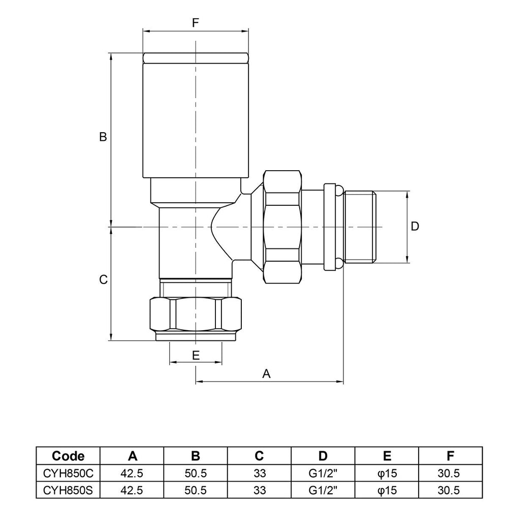 Cylindrical-30 Angle Manual Valve + L/S (Pair)