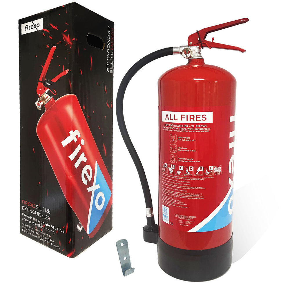 9 Litre Fire Extinguisher - Suitable for All Fire Types