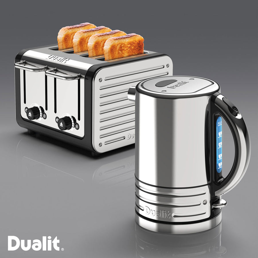 Architect 1.5L Kettle and 4 Slot Toaster Set in Black