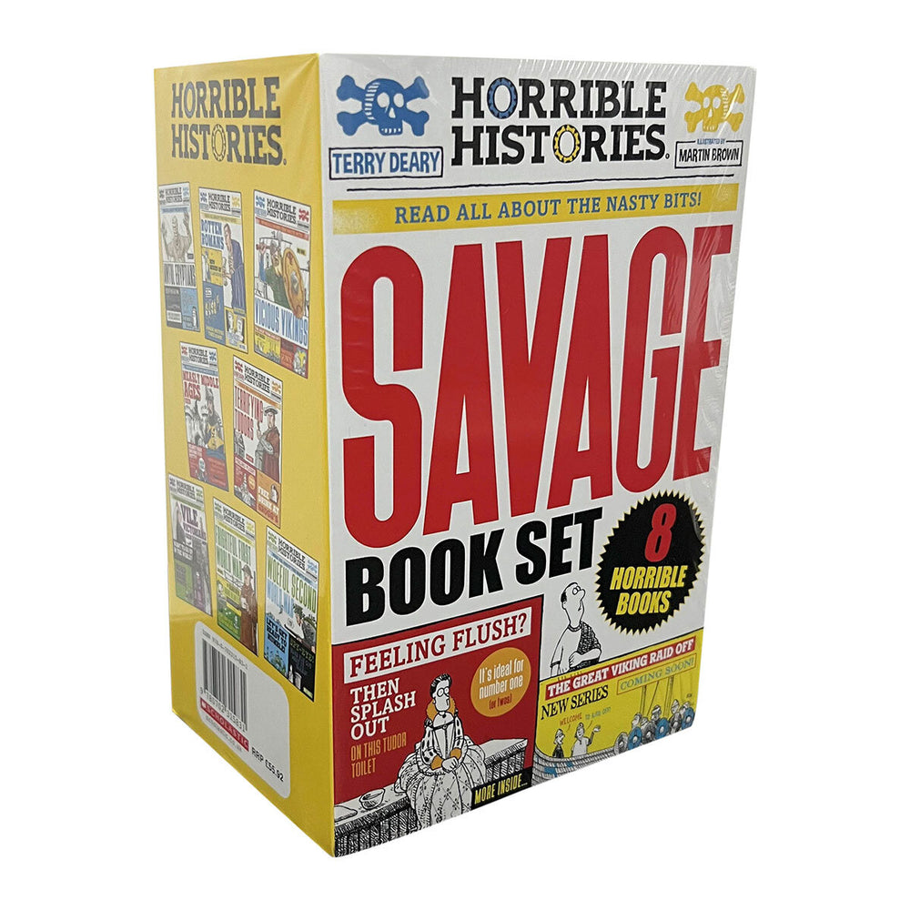 Horrible Histories Newspaper 8 Book Boxset, Terry Deary (8+ Years)
