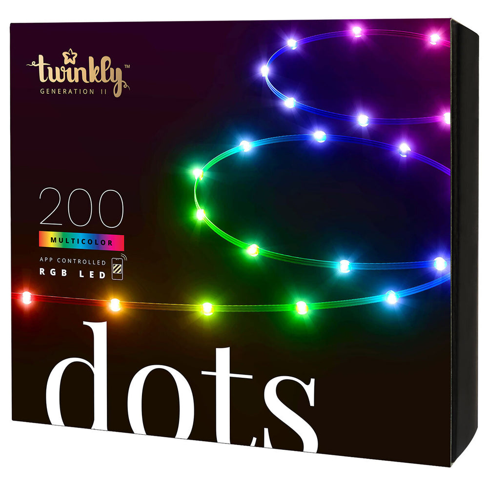 Generation II 33Ft (10M) 200 App Controlled Multicolour Dots RGB LED Lights