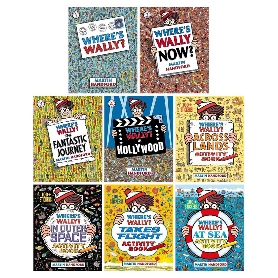 Where'S Wally 8 Books Collection (5+ Years)