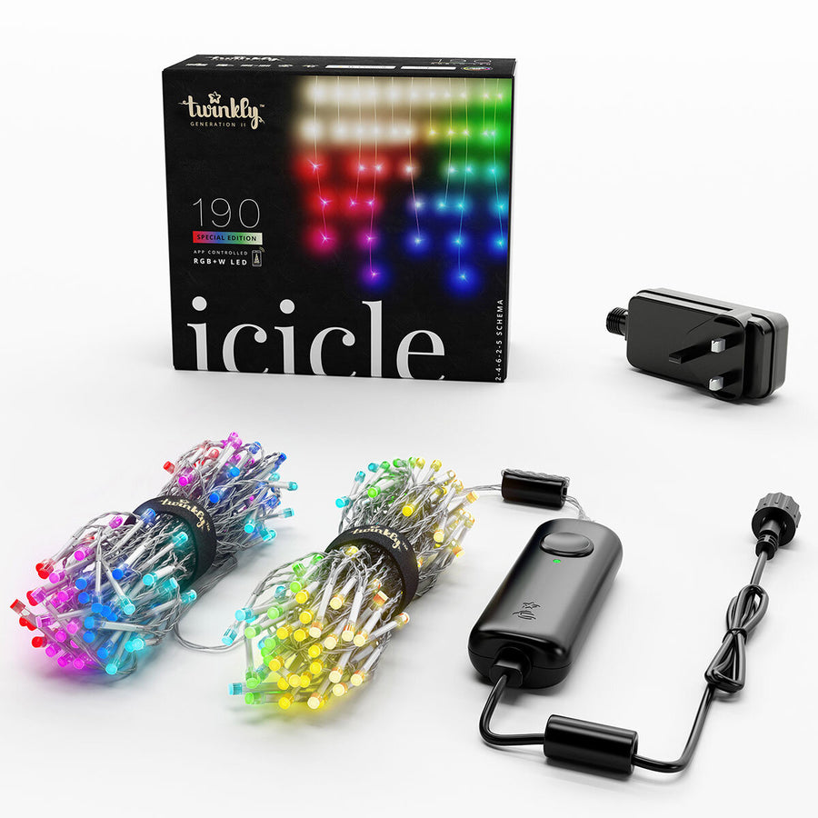 Generation II 16Ft (5M) 190 App Controlled Special Edition Icicle RGB+W LED Lights
