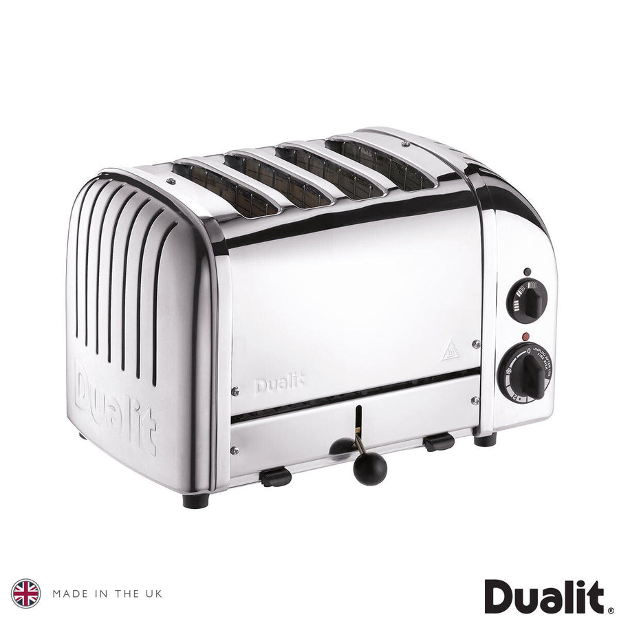 Classic 4 Slot Toaster with Sandwich Cage, Polished Stainless Steel 40590