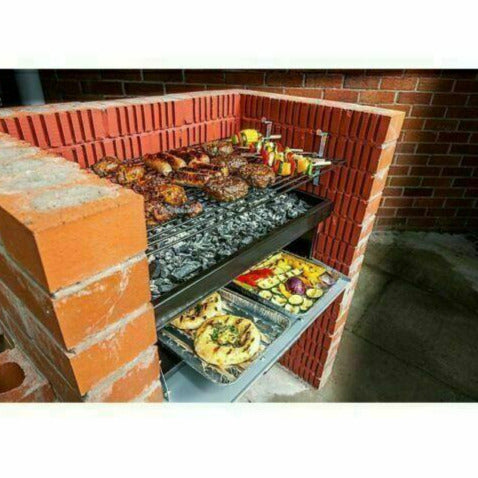 Built In Grill Barbecue Brick Heating BBQ Oven