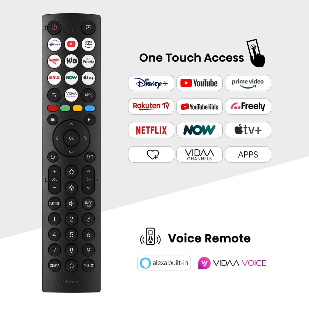 50A7NQTUK 50 Inch QLED Freely Smart TV