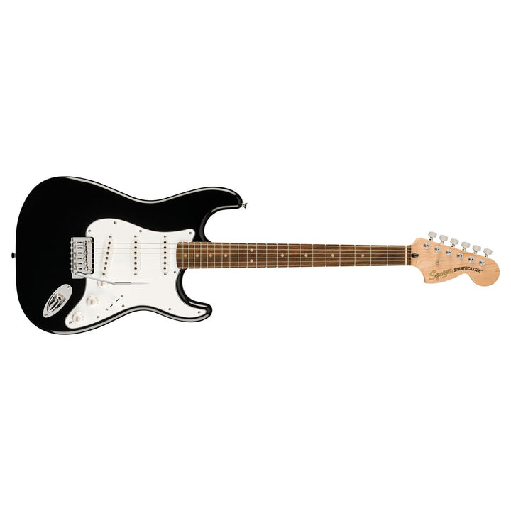 Squire Stratocaster Mustang by  Electric Guitar Affinity Series Pack, Black