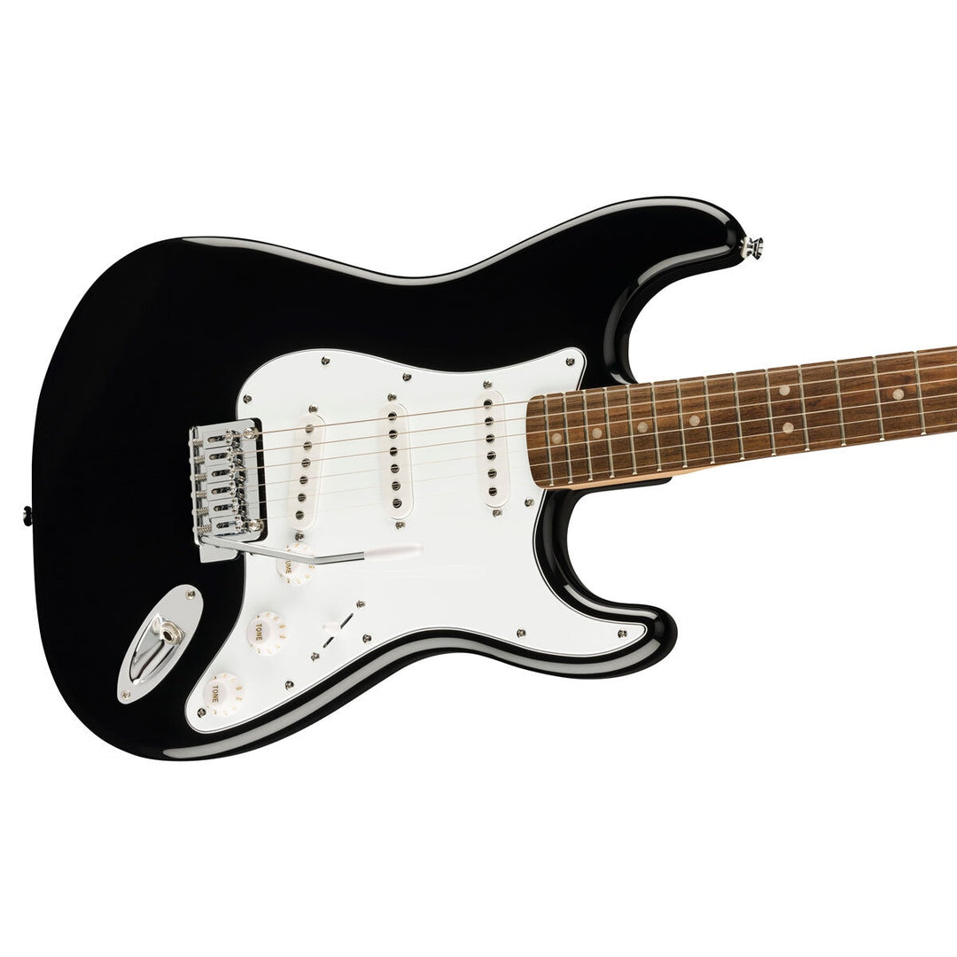 Squire Stratocaster Mustang by  Electric Guitar Affinity Series Pack, Black