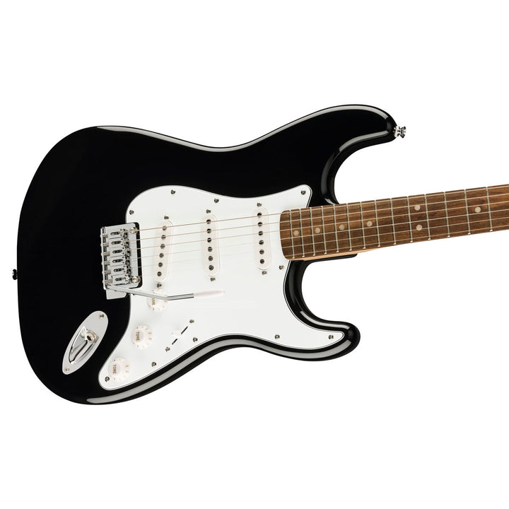 Squire Stratocaster Mustang by  Electric Guitar Affinity Series Pack, Black
