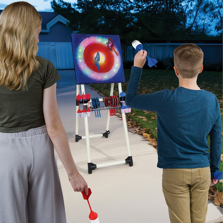 Light up Axe Throw Set with Throwing Darts