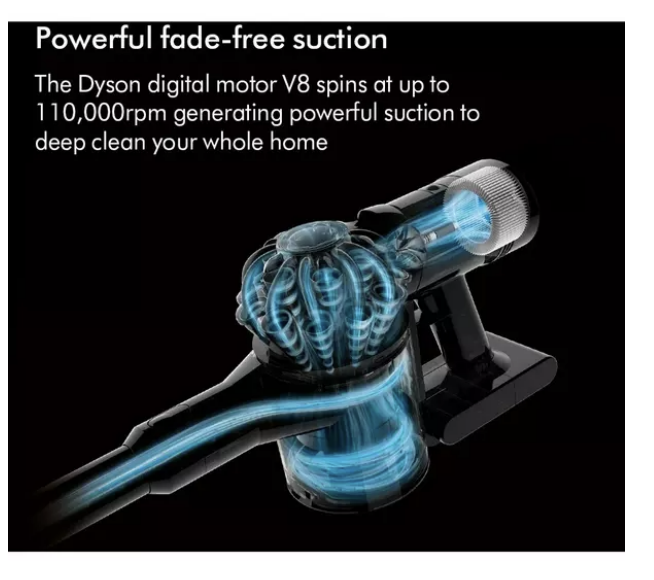 Dyson V8™ Stick Vacuum with Hair Screw Tool™