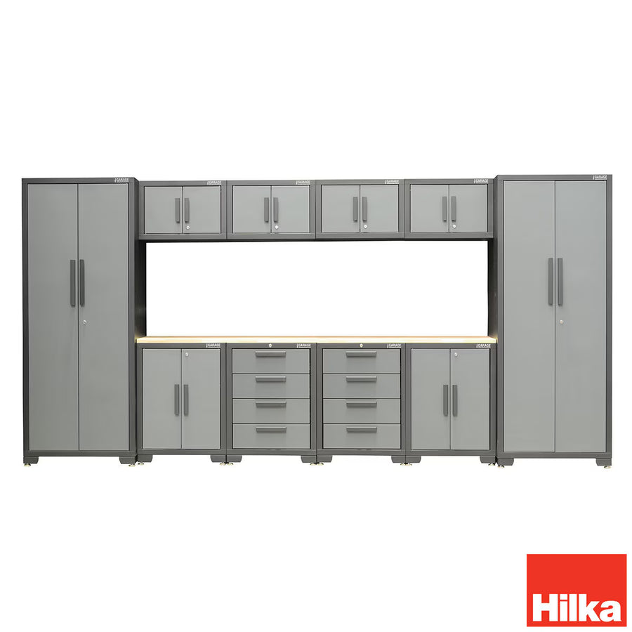 Professional 24 Gauge Steel 11 Piece Modular Cabinet Set