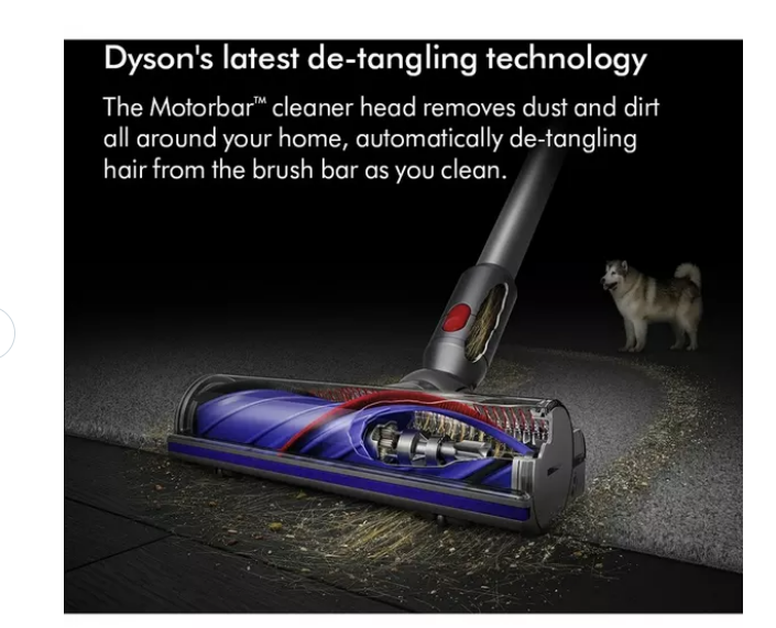 Dyson V8™ Stick Vacuum with Hair Screw Tool™