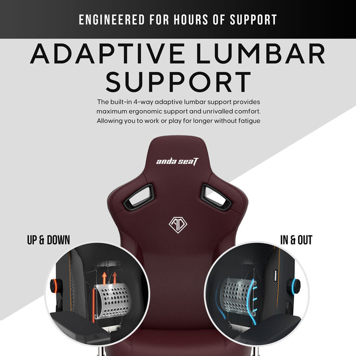 Kaiser Series 3 Large Gaming Chair, Maroon