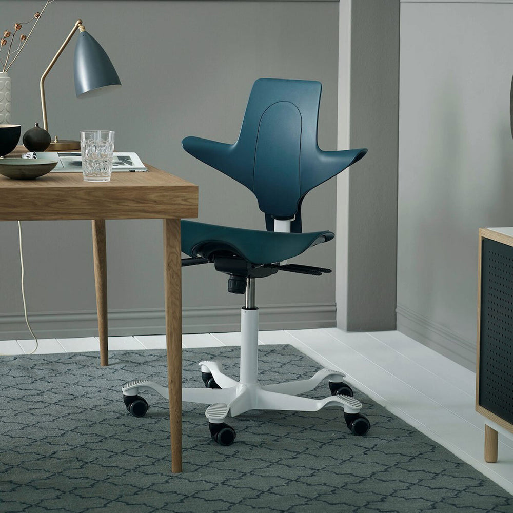 Capisco Puls 8020 Office Chair, Blue