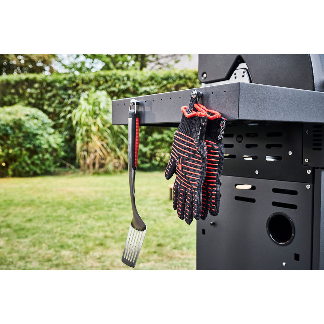 Professional Power 3 Burner Gas and Charcoal Hybrid BBQ + Cover